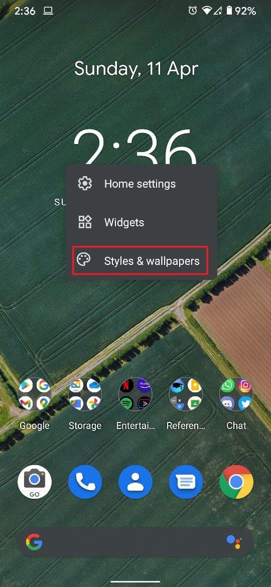 4 วิธีในการเปลี่ยนวอลเปเปอร์ของคุณบน Android