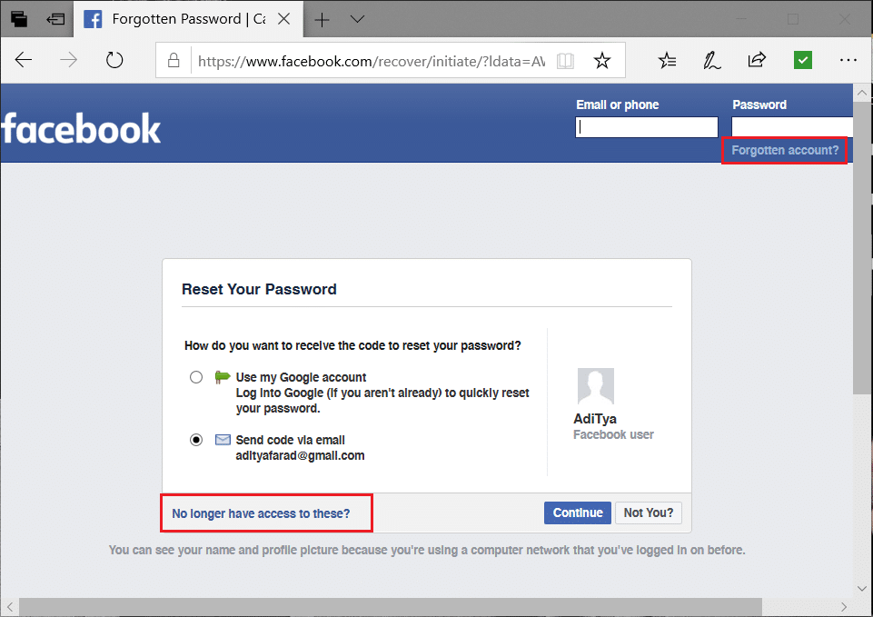 無法登錄時恢復您的 Facebook 帳戶