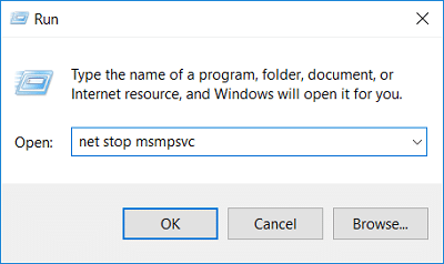 Nyahpasang Microsoft Security Essentials dalam Windows 10