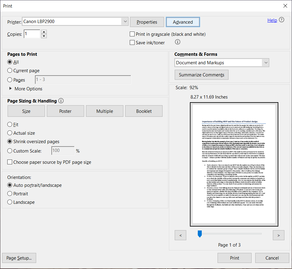 Perbaiki Tidak Dapat Mencetak File PDF dari Adobe Reader