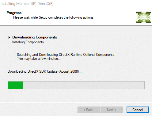 Загрузите и установите DirectX в Windows 10