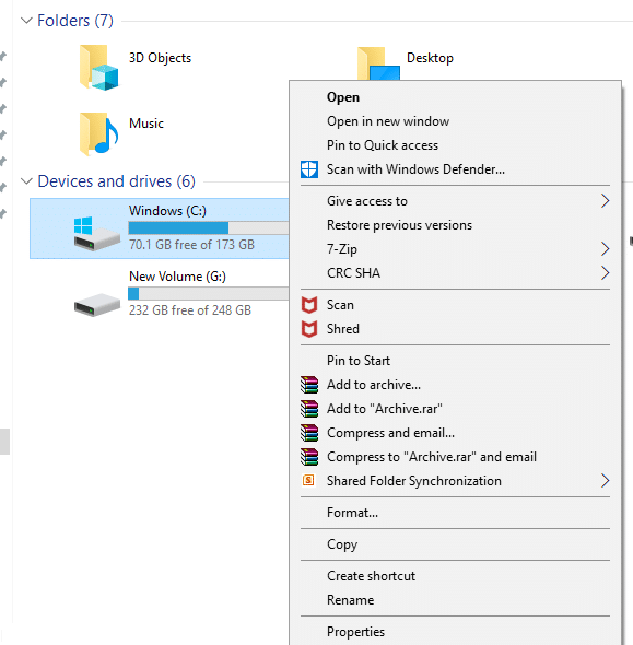 Windows10で一時ファイルを削除する方法