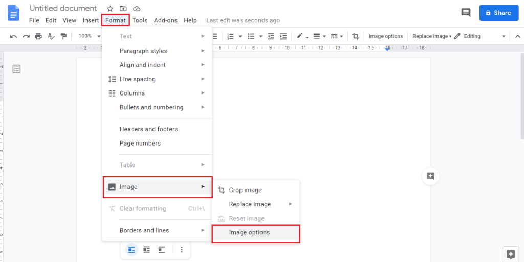 4 manières de faire pivoter une image dans Google Docs