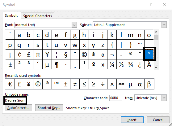 4 sposoby na wstawienie symbolu stopnia w programie Microsoft Word