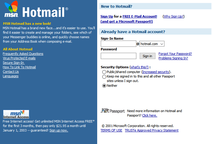 Différence entre Hotmail.com, Msn.com, Live.com et Outlook.com ?