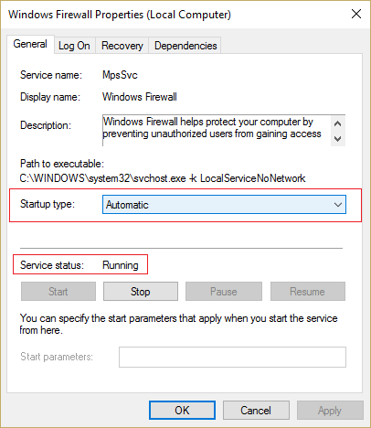 Perbaiki Windows Firewall Tidak Dapat Mengubah Beberapa Kesalahan Pengaturan Anda 0x80070424