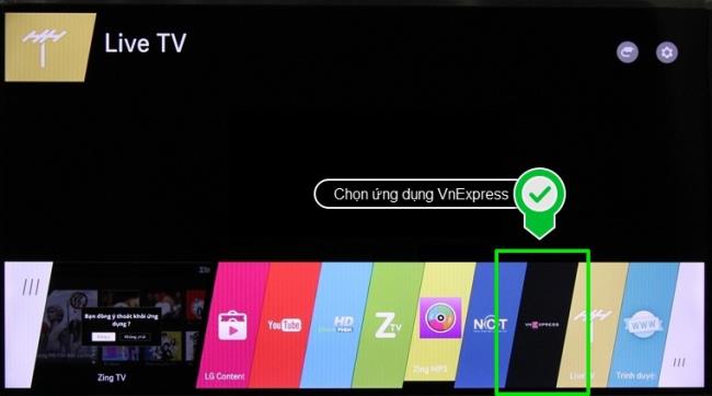 كيفية استخدام تطبيق VnExpress على نظام تشغيل WebOS الخاص بالتلفزيون الذكي من LG