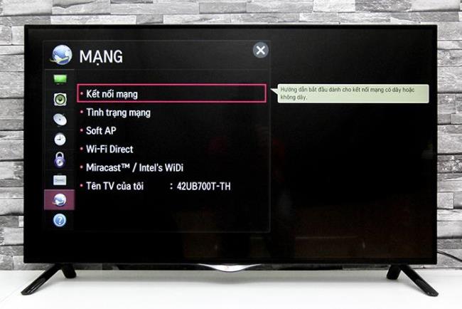 How to connect to LG TV network