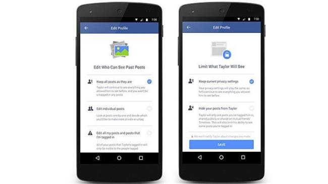 Facebook يطلق وظيفة فراق النشر للمستخدمين