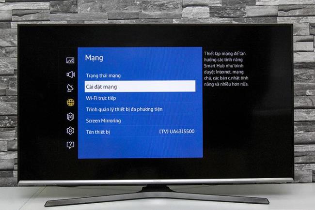 How to connect to a Samsung J5500 TV network