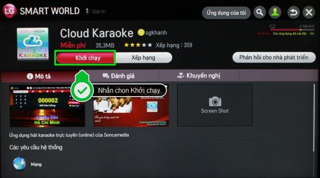 Cara menggunakan aplikasi karaoke pada sistem operasi Smart TV LG Netcast