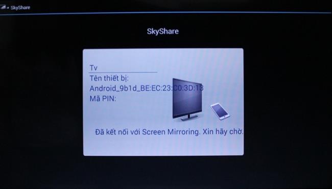 So spiegeln Sie das Bild von Ihrem Telefon oder Tablet auf Skyworth Smart TV