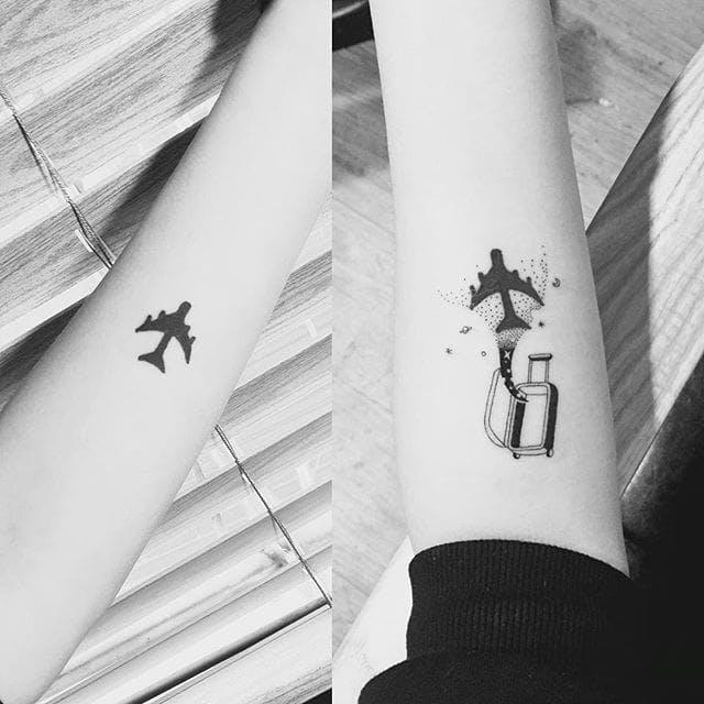 Sintesi dei più bei modelli di tatuaggio aereo