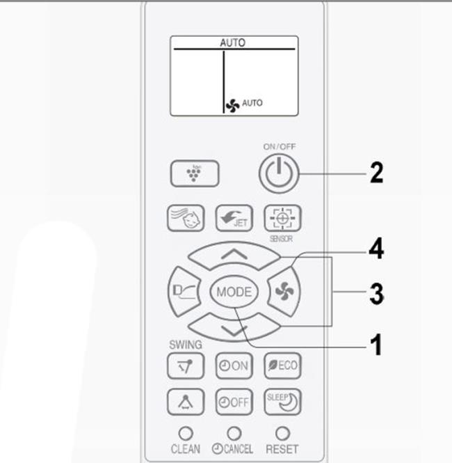 How to control Sharp air conditioner remote control J-tech inverter series