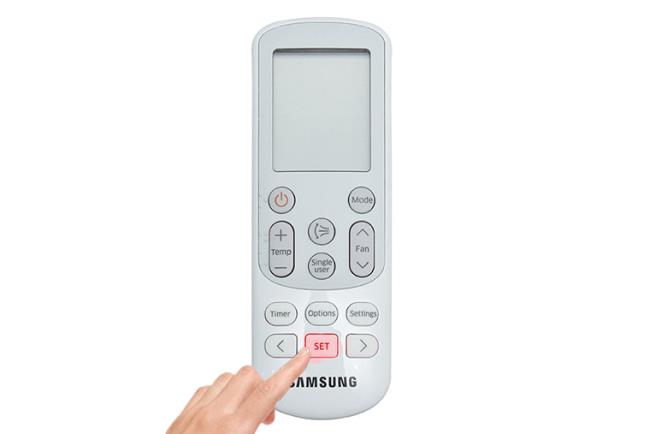 How to use Samsung air conditioner remote