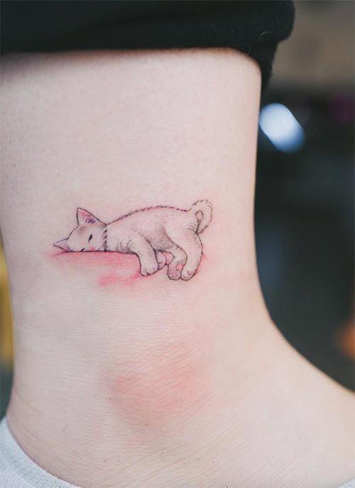 Synthetic cute irresistible cat tattoos