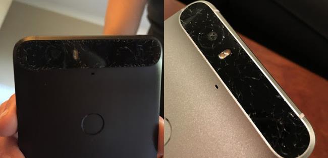 Gli utenti riflettono il vetro rotto del Nexus 6P prima e dopo