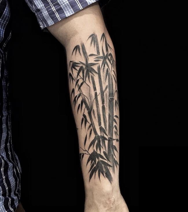 Synthesis of the most beautiful bamboo tattoo patterns
