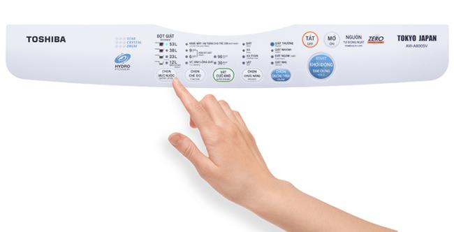 Cara menggunakan panel kawalan mesin basuh Toshiba AW-A800SV