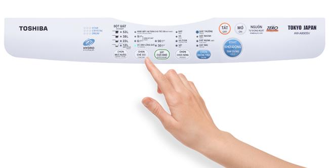 Cara menggunakan panel kawalan mesin basuh Toshiba AW-A800SV