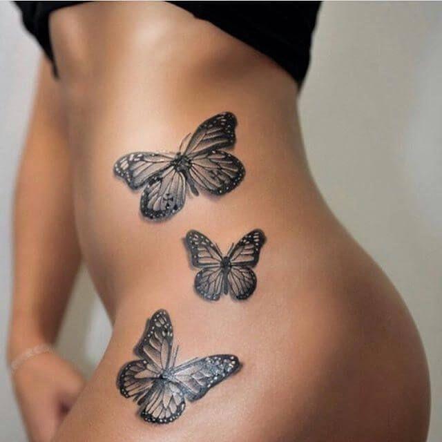 Collezione di tatuaggi in vita per donne piene di sexy e seducenti