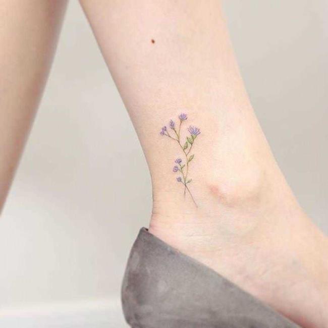 Collection of super cute ankle tattoos