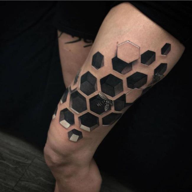Koleksi pola tato 3D yang indah yang menarik semua mata