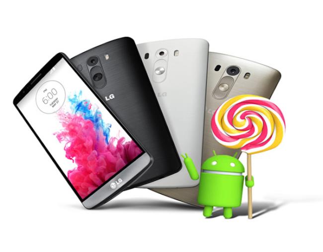 سيتلقى LG G3 تحديث Android 5.0 هذا الأسبوع