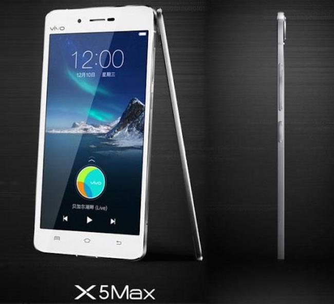 Vivo X5 Max ने आधिकारिक तौर पर दुनिया में सबसे पतले स्मार्टफोन का खिताब जीता और जीता