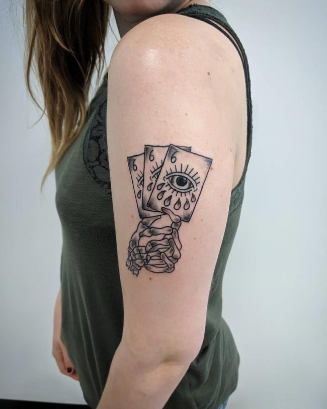 Collection of the best tattoo designs - What does the 52-card deck say?
