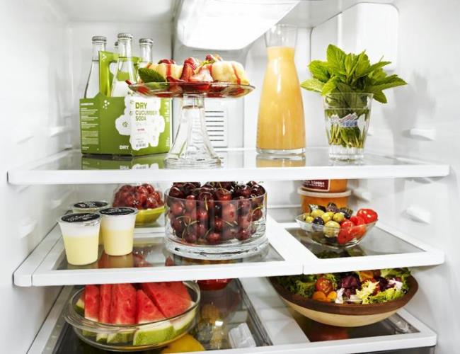 Deo Fresh deodorizing system on the Electrolux refrigerator