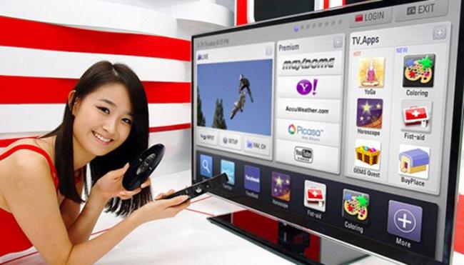 Antarmuka NetCast di LG TV