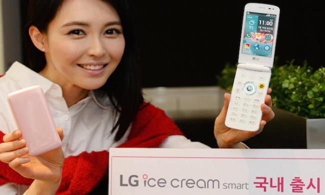 Ponsel flip LG Ice Cream Smart diluncurkan