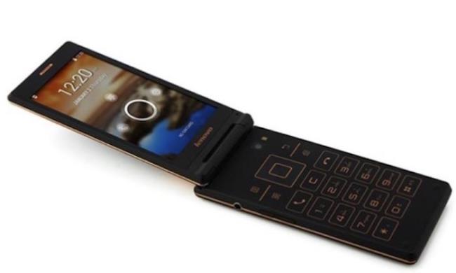 Das Lenovo A588t Flip-Smartphone kann den Bildschirm um 360 Grad drehen