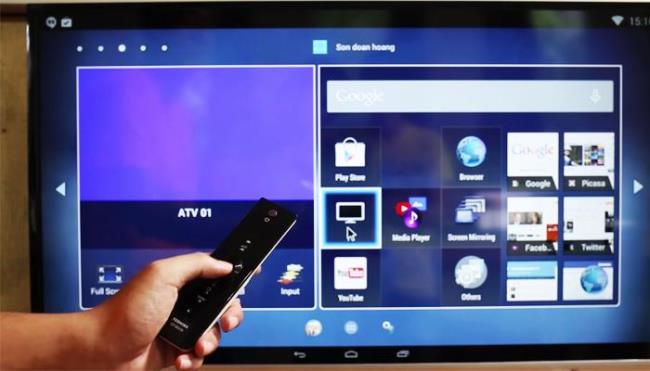 What's so interesting about the Android operating system on Toshiba TVs?