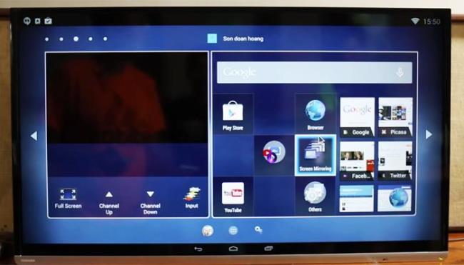 What's so interesting about the Android operating system on Toshiba TVs?