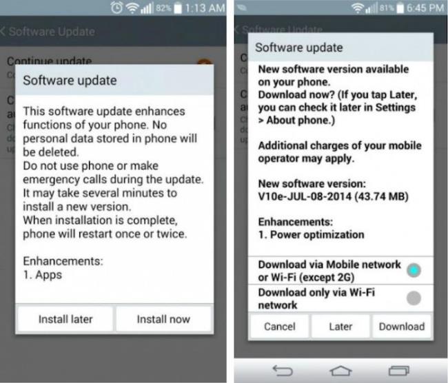 LG G3 obtém atualizações de software, desempenho e melhorias no desempenho da bateria
