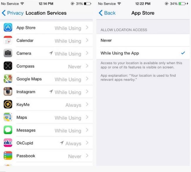 How to optimize battery life for devices running iOS 8
