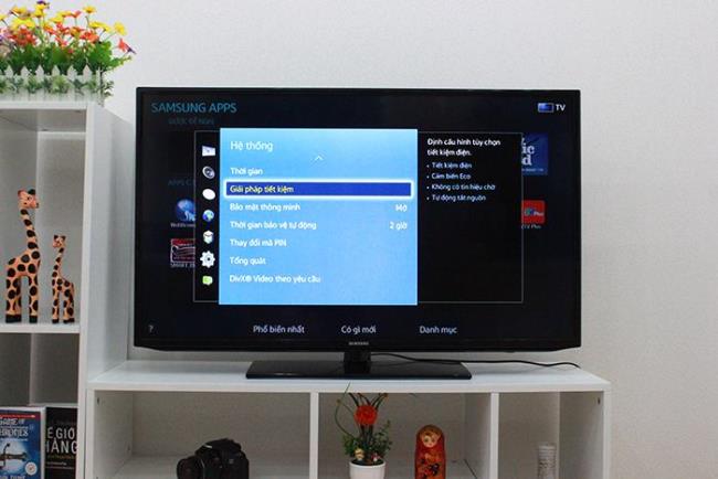 Set the power saving mode for Samsung TVs