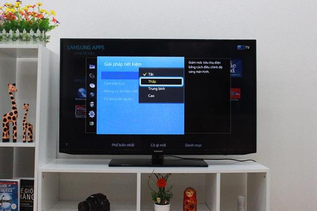 Set the power saving mode for Samsung TVs