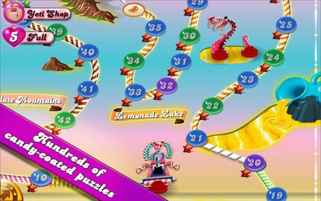 Candy Crush Saga - Permainan mudah alih menghasilkan pendapatan lebih dari $ 1 bilion tahun lalu