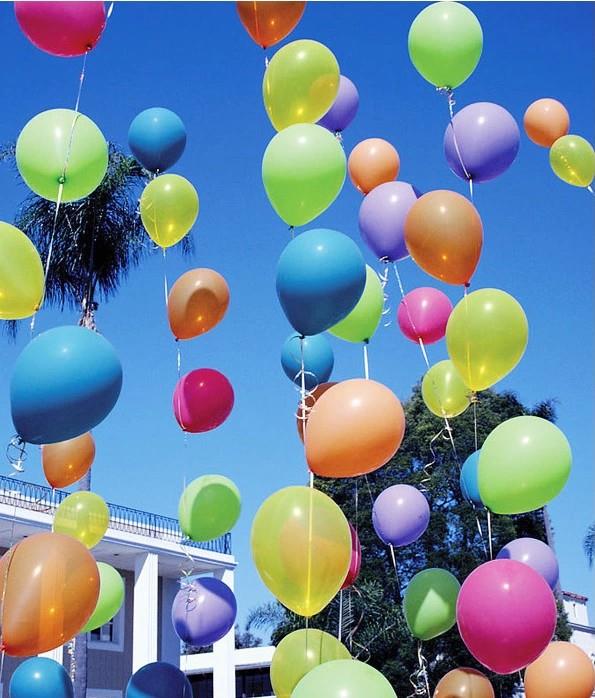 Sintetizza le migliori immagini di palloncini colorati