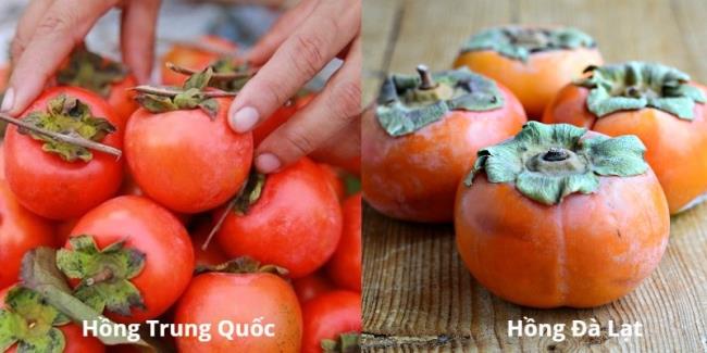 How to choose to buy delicious persimmons, how to distinguish Da Lat persimmon and Chinese persimmons