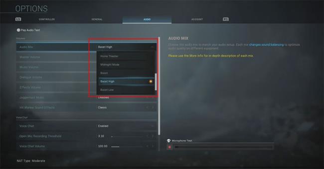 Istruzioni per regolare i passi in Call of Duty: Warzone