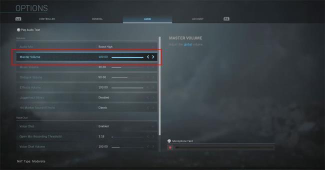 Istruzioni per regolare i passi in Call of Duty: Warzone
