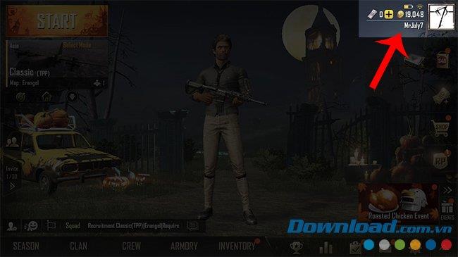 PUBG Mobile account to PUBG Mobile VN