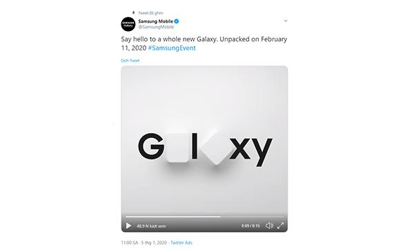 11 februari - Samsung heeft officieel de timing van de lancering van het nieuwe product bevestigd
