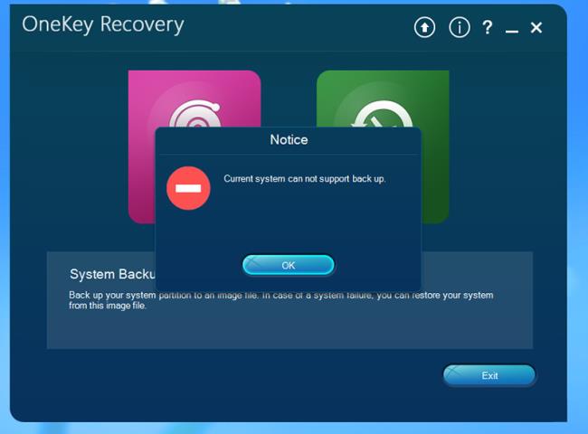 Check out Lenovo's exclusive Onekey Recovery software