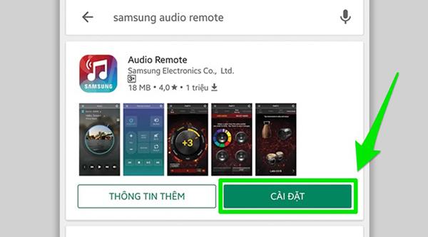 Arahan untuk mengawal sistem bunyi Samsung melalui telefon