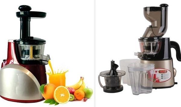 Compare the regular juicer and the slow juicer